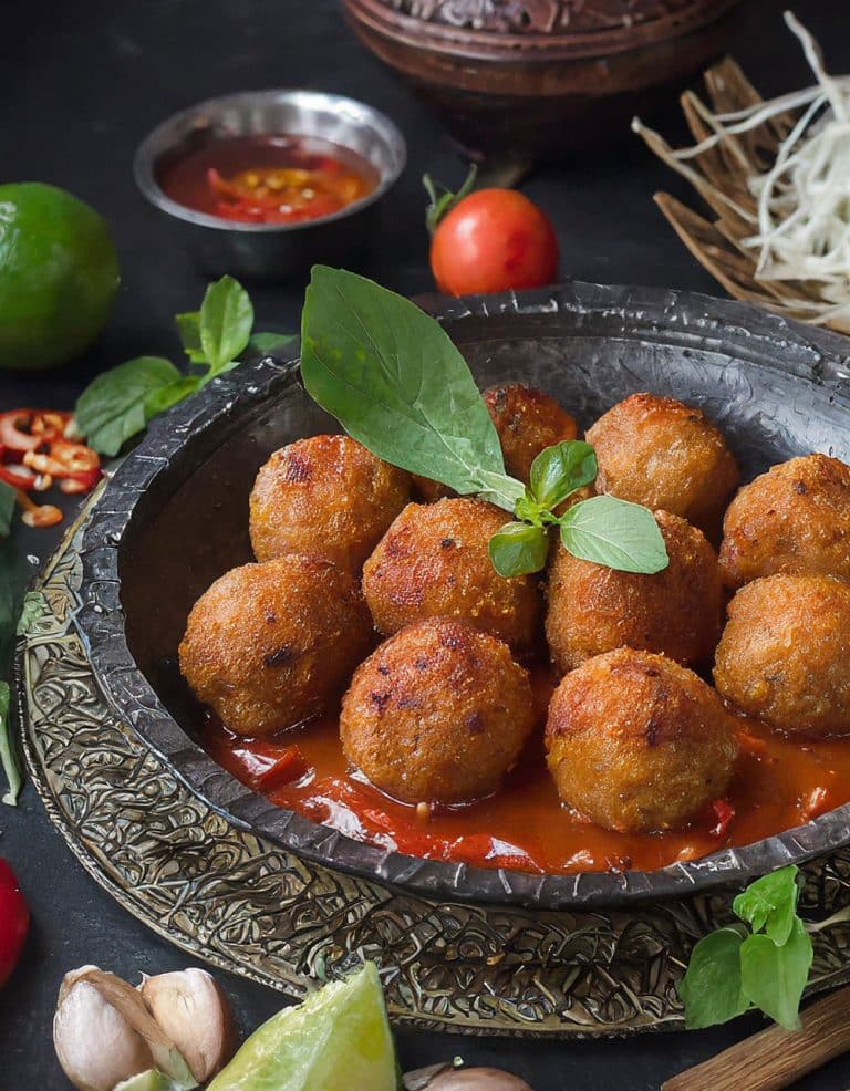Sweet & sour turkey meatballs