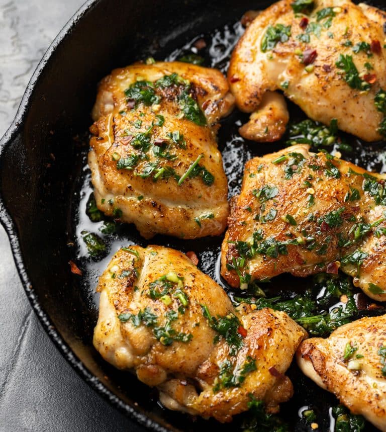 Chimichurri chicken thighs