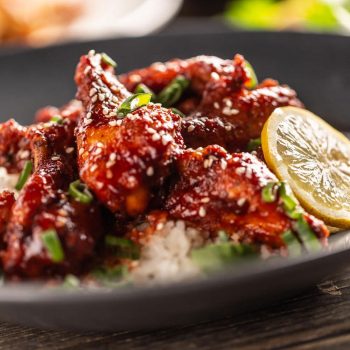 Five spice crispy lemon chicken