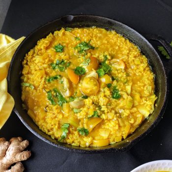 Lemon & ginger risotto